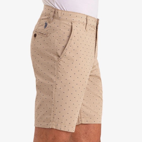 U.S. Polo Assn Mason Dot Twill Shorts, Sz 36, NWT! - Picture 3 of 12